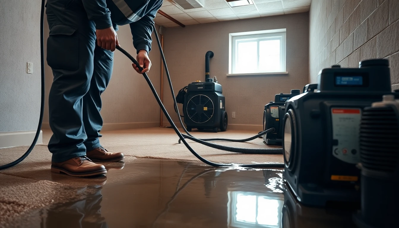 Basement Flood Cleanup